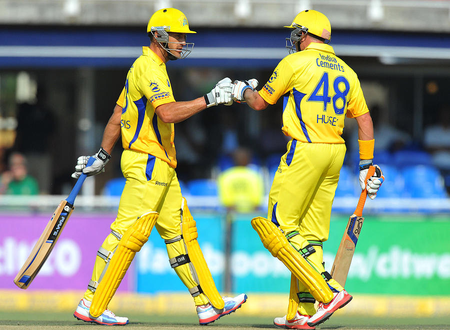 CLT20 2012 Match 3 - Chennai Super Kings v Sydney Sixers #2 Photograph by Gallo Images