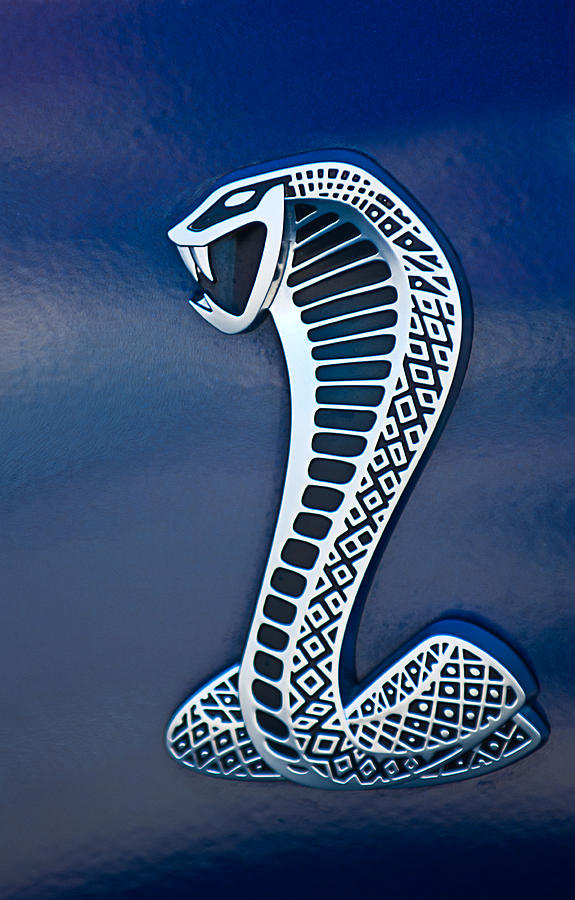 Car Photograph - Cobra Emblem #2 by Jill Reger