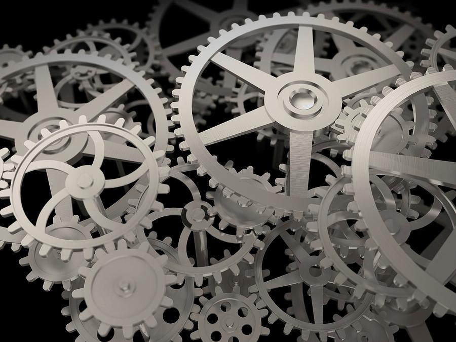 Cogs And Gears Photograph by Andrzej Wojcicki/science Photo Library ...