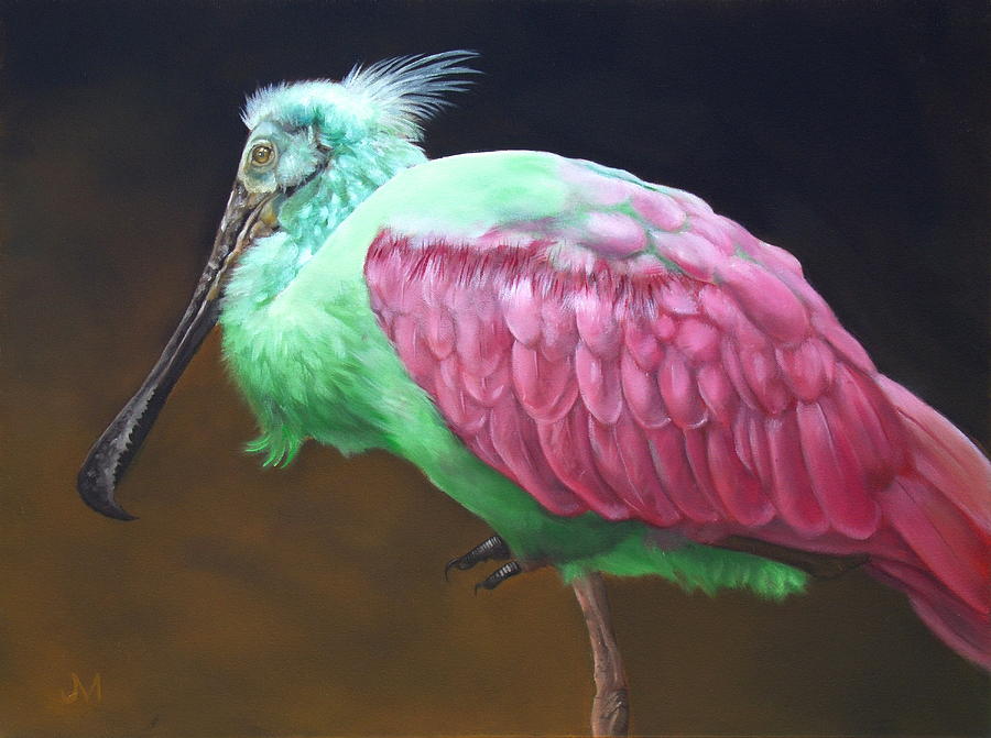 Bird Painting - Color Blind #2 by Jordan Mendiola