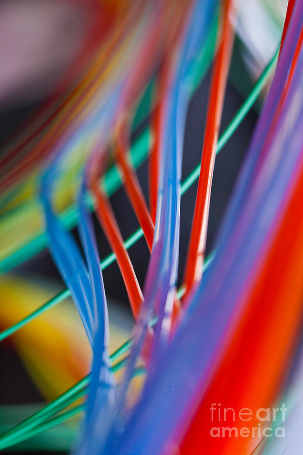 Pharmaceutical Research Photograph - Colorful Lab Tubes #6 by Charlotte Raymond