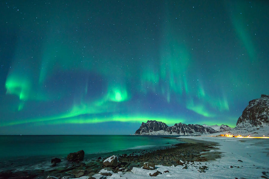 Colorful northern lights #2 Photograph by Ansonmiao