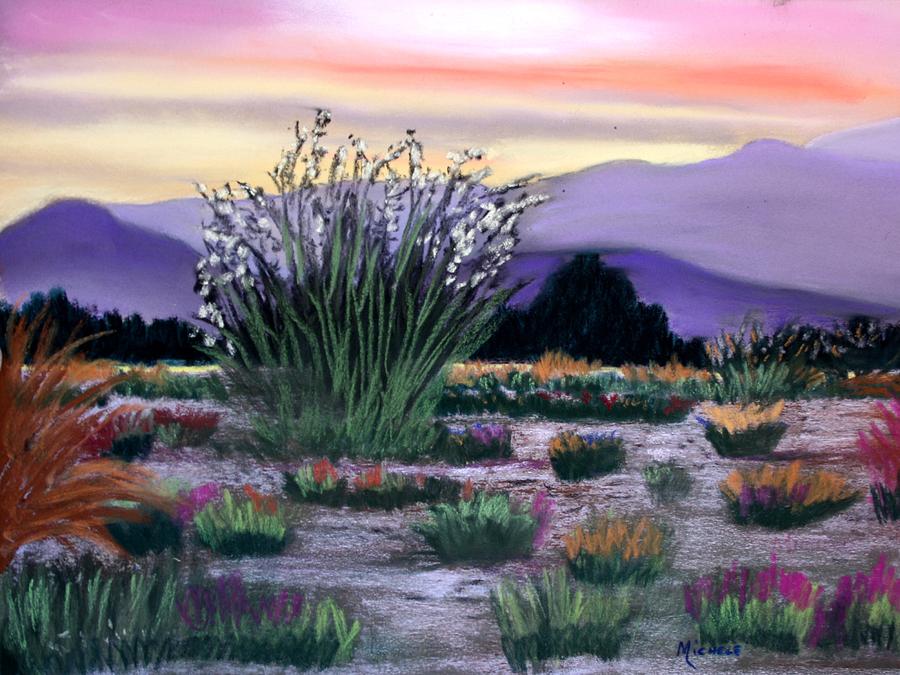 Colors of the Desert #2 Pastel by Michele Turney