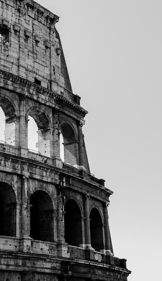 Architecture Photograph - Colosseum - Rome Italy #2 by AM FineArtPrints
