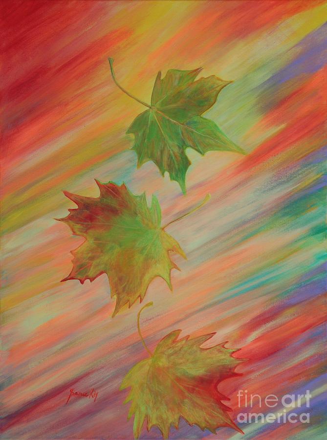 Fall Painting - Colours of Autumn. Inspirations Collection. #1 by Oksana Semenchenko