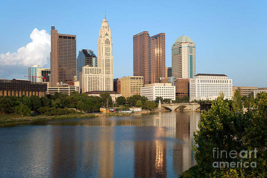 Columbus Ohio Skyline Photograph by Bill Cobb - Fine Art America