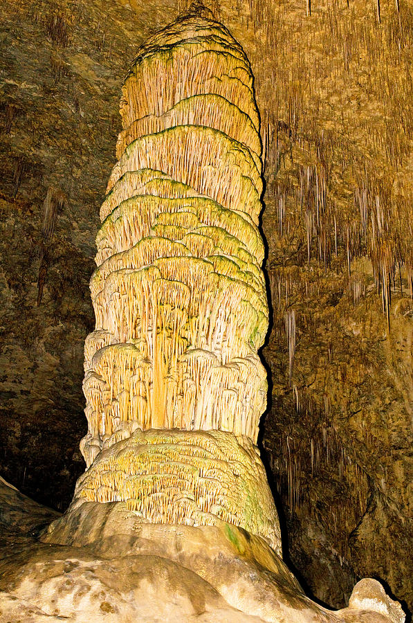 Column Formation In  Carlsbad Caverns #2 Photograph by Millard H. Sharp
