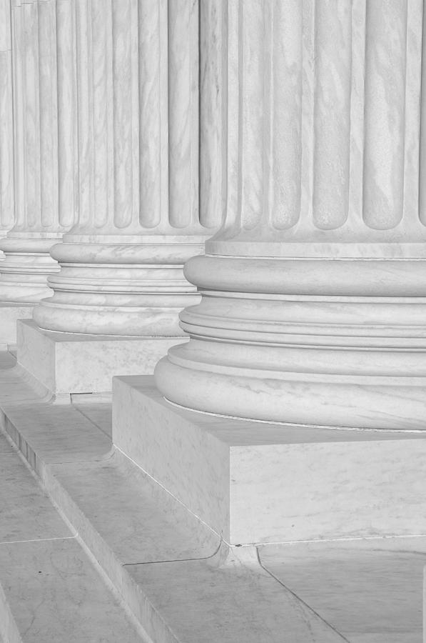 Columns at the Supreme Court of the United States #2 Photograph by Brandon Bourdages