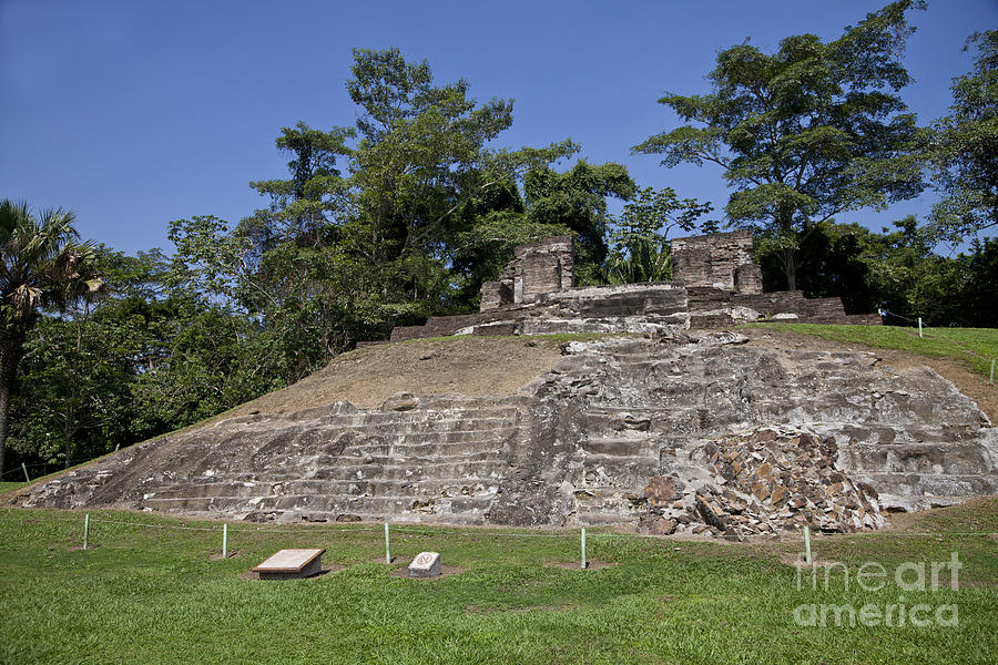 Mayan Photograph - Comalcalco Archeological Ruins #2 by Ellen Thane