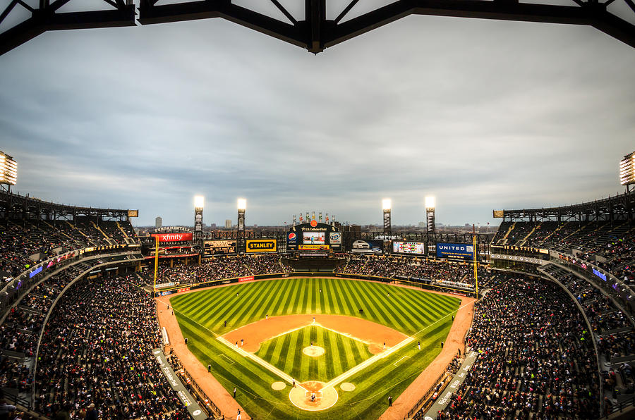 Comiskey Park Night Game #2 Photograph by Anthony Doudt