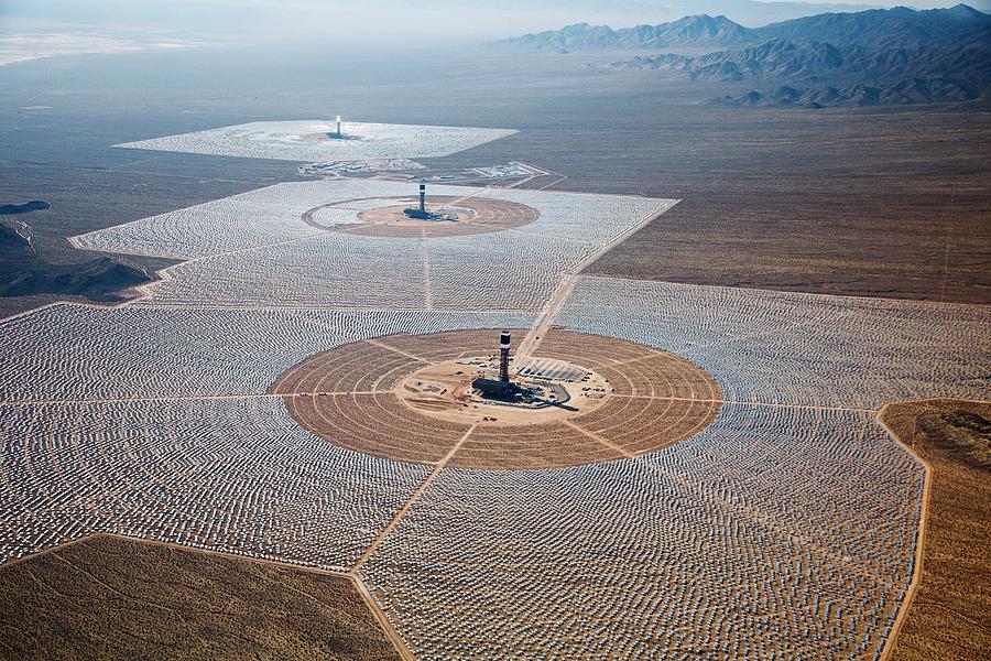 Concentrating Solar Power Plant Photograph by Jim West - Fine Art America