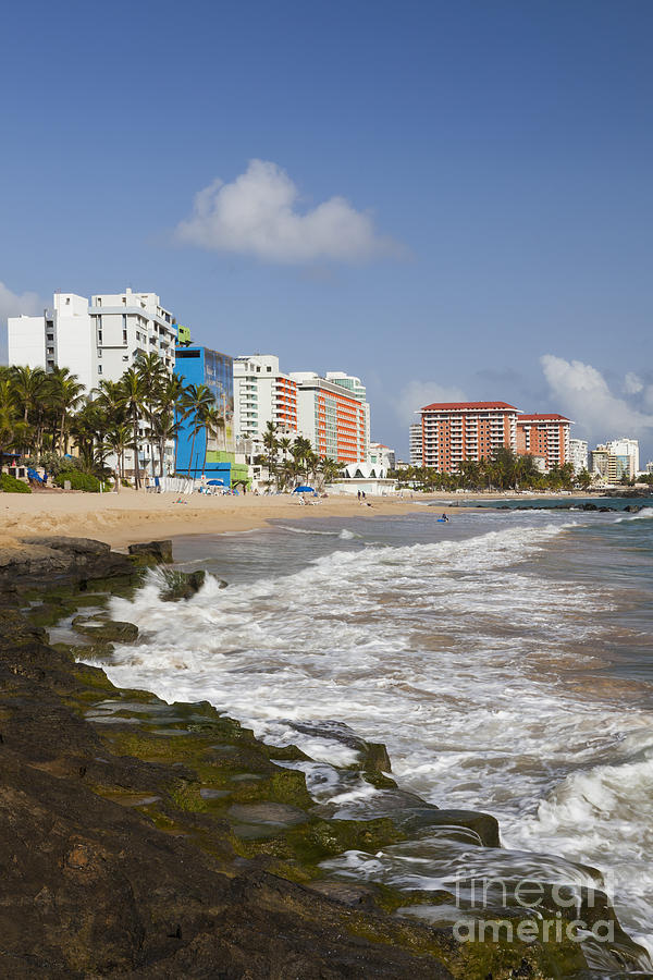 Condado Beach in San Juan Puerto Rico #2 Photograph by Bryan Mullennix