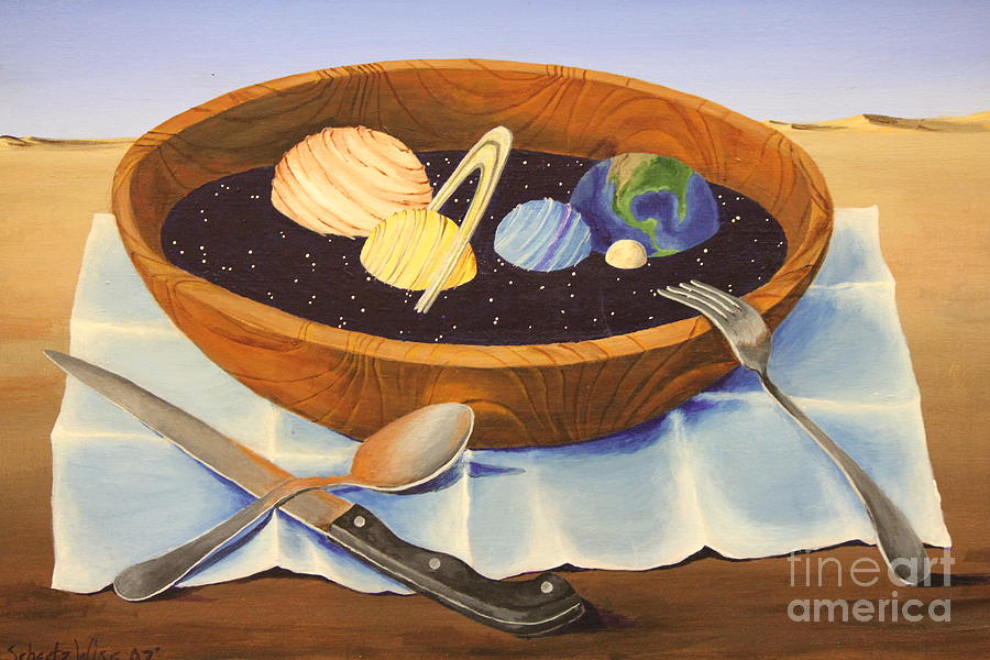 Planet Painting - Consumption #2 by Sandra Scheetz-Wise
