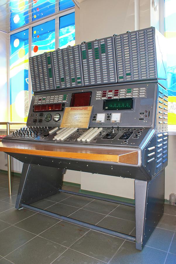 Control Console In Baikonur Space Museum #2 Photograph by Mark Williamson/science Photo Library