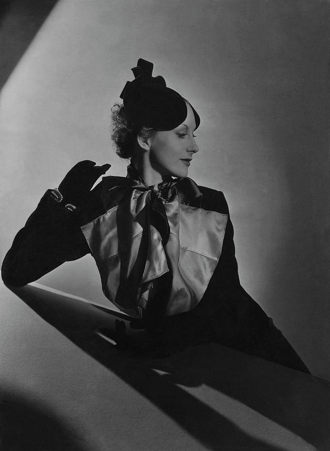 Cora Hemmet Wearing Reboux And Boucheron #2 Photograph by Horst P. Horst