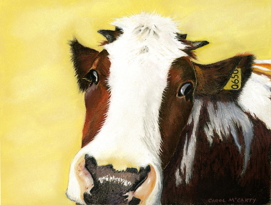 Cow No. 0650 #2 Painting by Carol McCarty