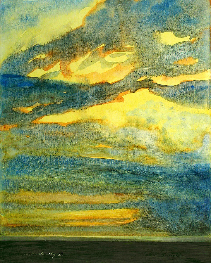 Crack The Sky IV #2 Painting by Peter Senesac