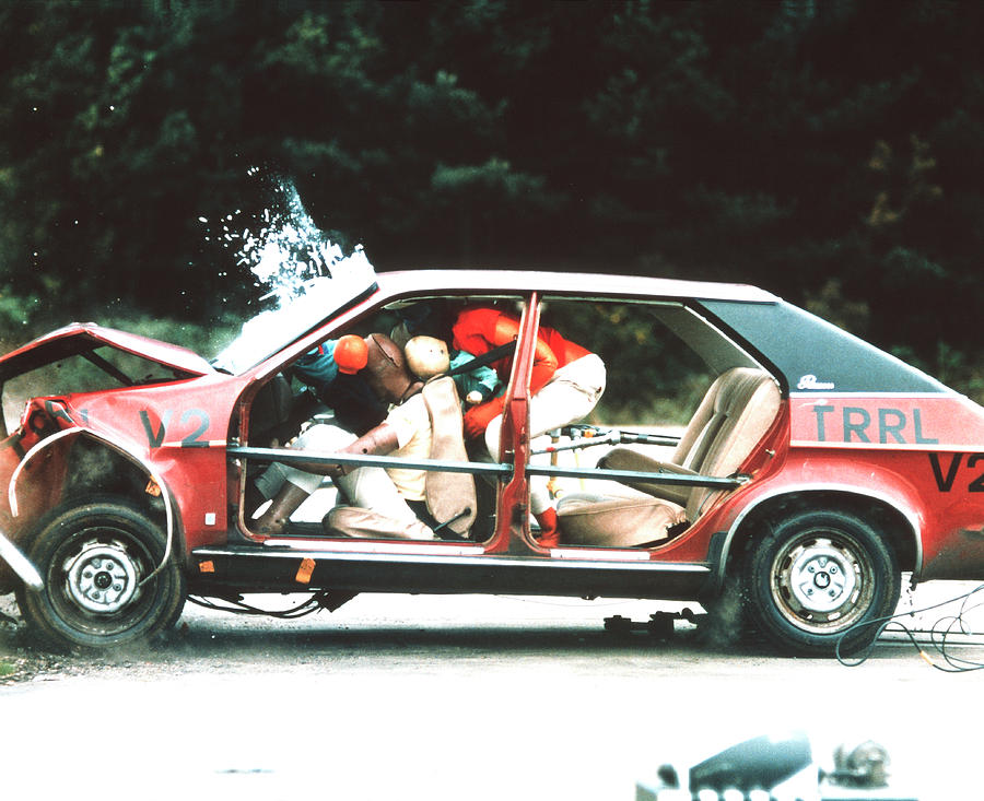 Crash Testing #2 Photograph by Trl Ltd./science Photo Library