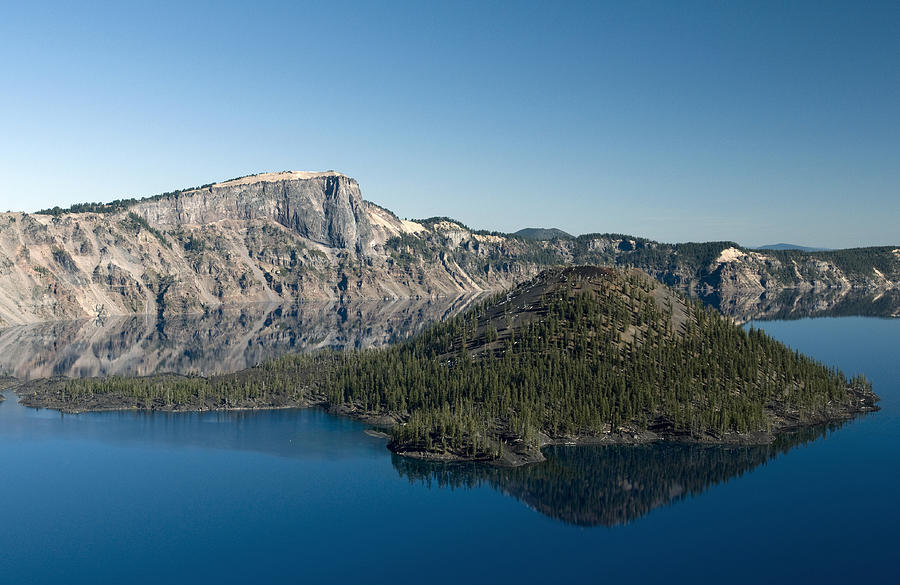 Crater Lake, Wizard Island, Oregon #2 Photograph by Theodore Clutter