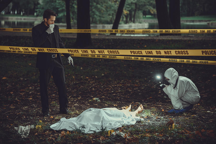 Crime scene #2 Photograph by D-Keine