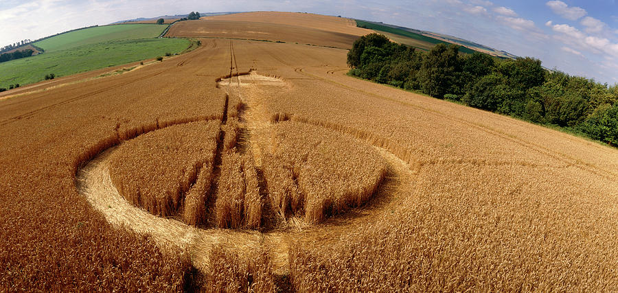 Crop Formation #2 Photograph by David Parker/science Photo Library