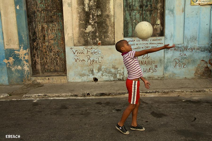 Cuban Boy Photograph by E Beach - Fine Art America