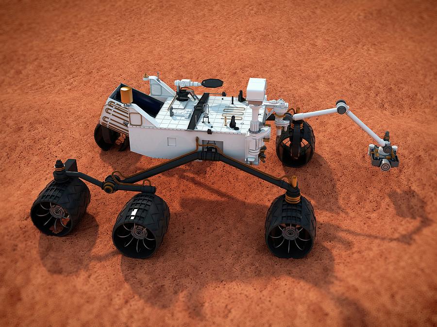 Curiosity Mars Rover #2 Photograph by Sciepro/science Photo Library
