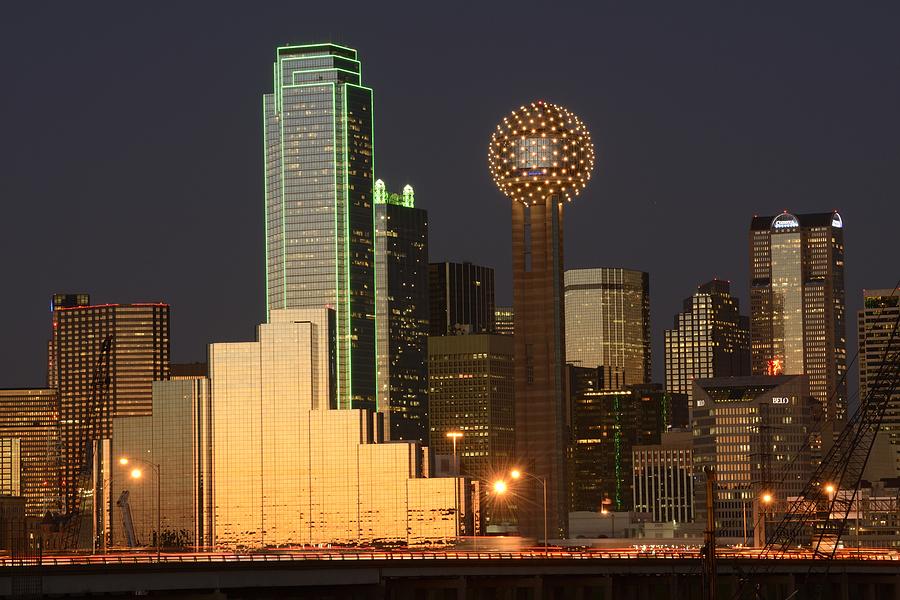 Dallas Photograph - Dallas Skyline #2 by Christian Heeb