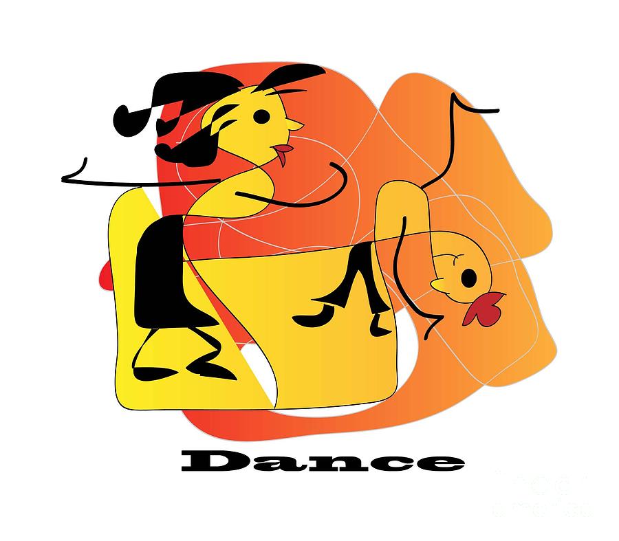 Dance #1 Digital Art by Iris Gelbart