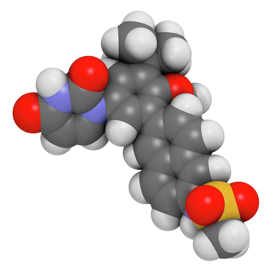 Dasabuvir Hepatitis C Virus Drug Molecule #2 by Science Photo Library