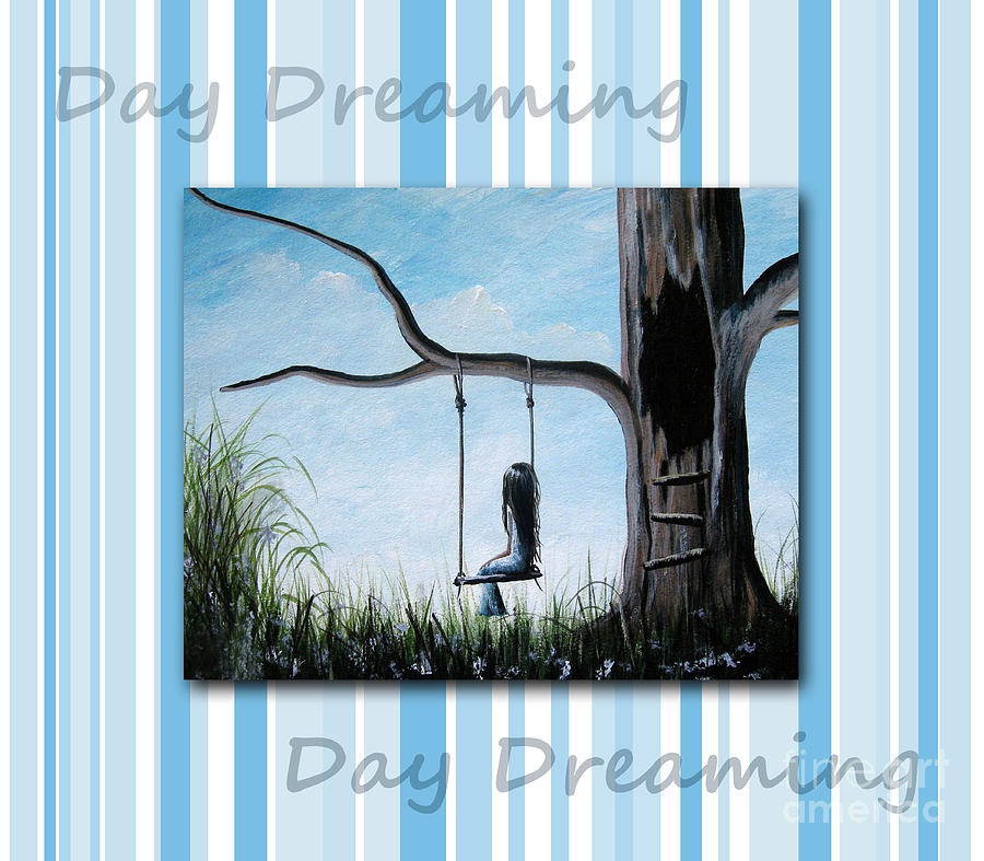 Flower Painting - Day Dreaming by Shawna Erback #2 by Moonlight Art Parlour