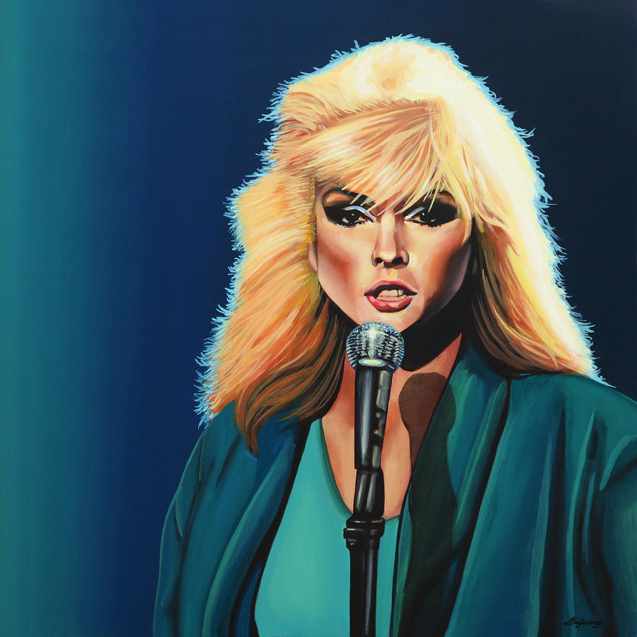 Deborah Harry or Blondie Painting Painting by Paul Meijering