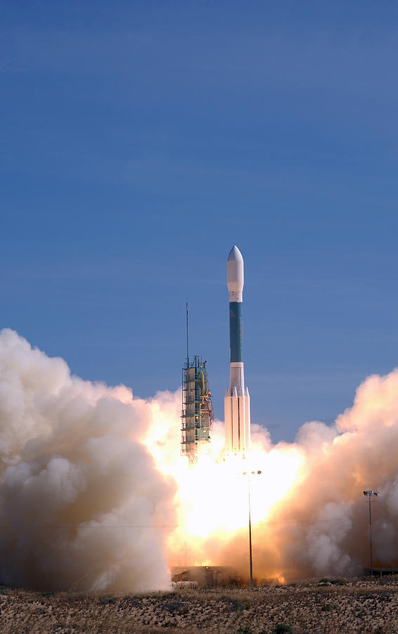 Space Photograph - Delta II Rocket Launch #2 by Science Source