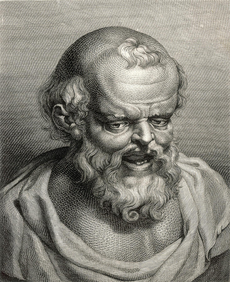 Democritus Greek Philosopher Drawing by Mary Evans Picture Library Pixels