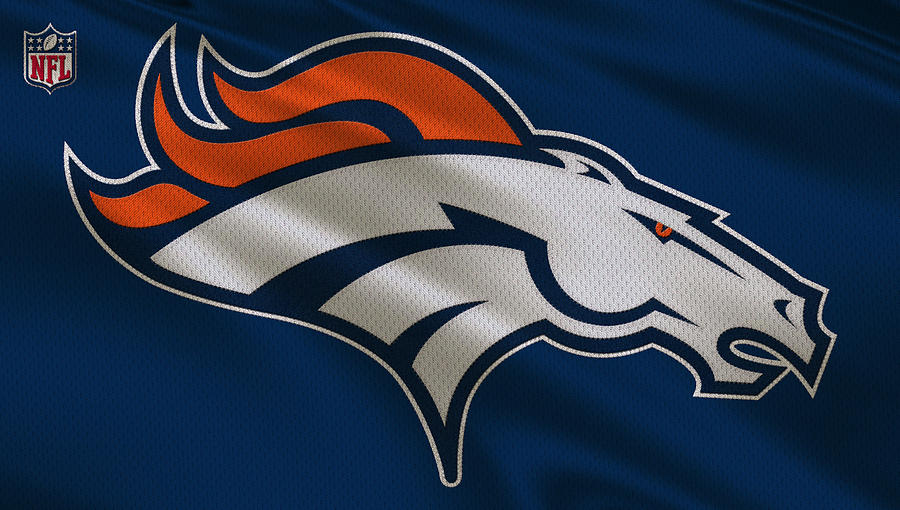 Denver Broncos Uniform Beach Towel by Joe Hamilton - Pixels Merch