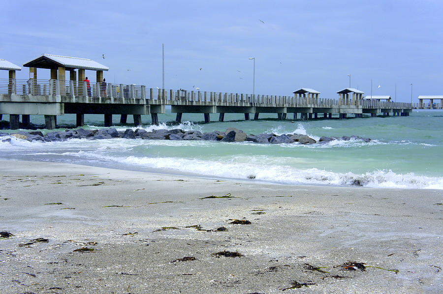 DeSota Pier Photograph by Laurie Perry