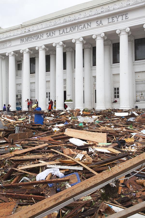 Haiyan Photograph - Destruction After Super Typhoon Haiyan #2 by Jim Edds