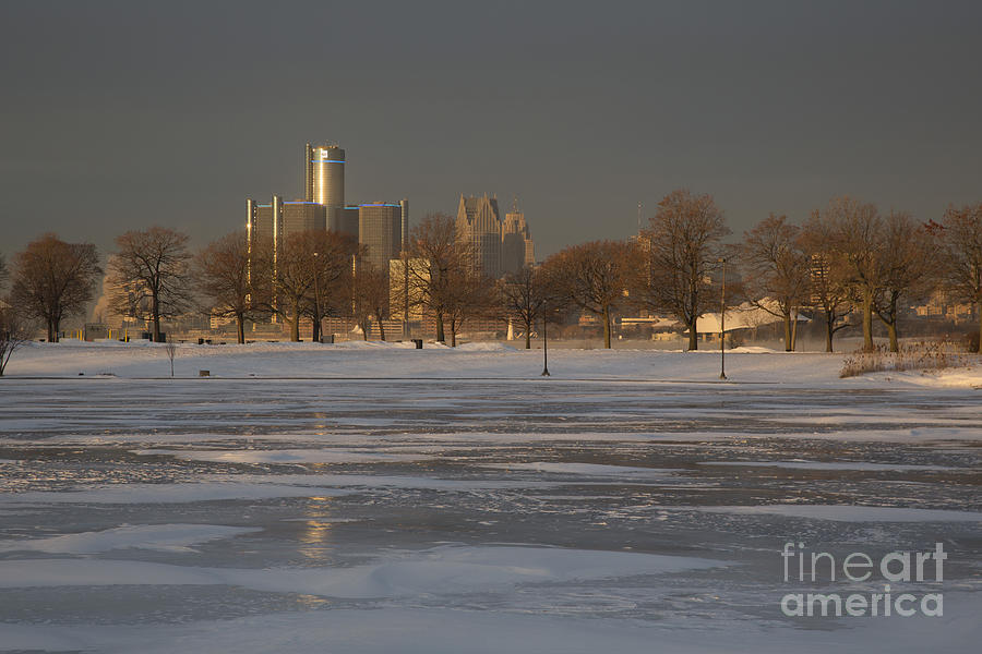 Detroit Winter Photograph by Jim West