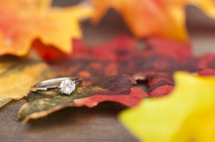 Diamond Engagement ring #2 Photograph by U Schade