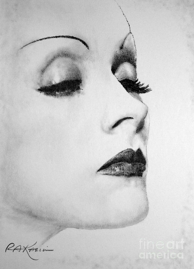 Dietrich Drawing by Roy Anthony Kaelin - Fine Art America