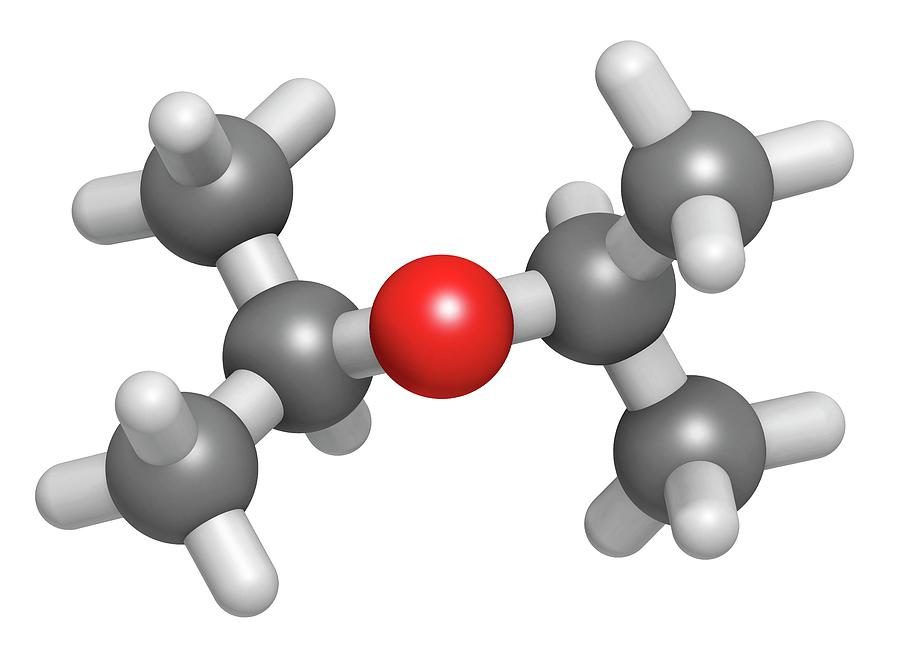Ether Photograph - Diisopropyl Ether Solvent Molecule #2 by Molekuul