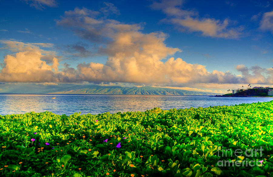 Distant Molokai #2 Photograph by Kelly Wade