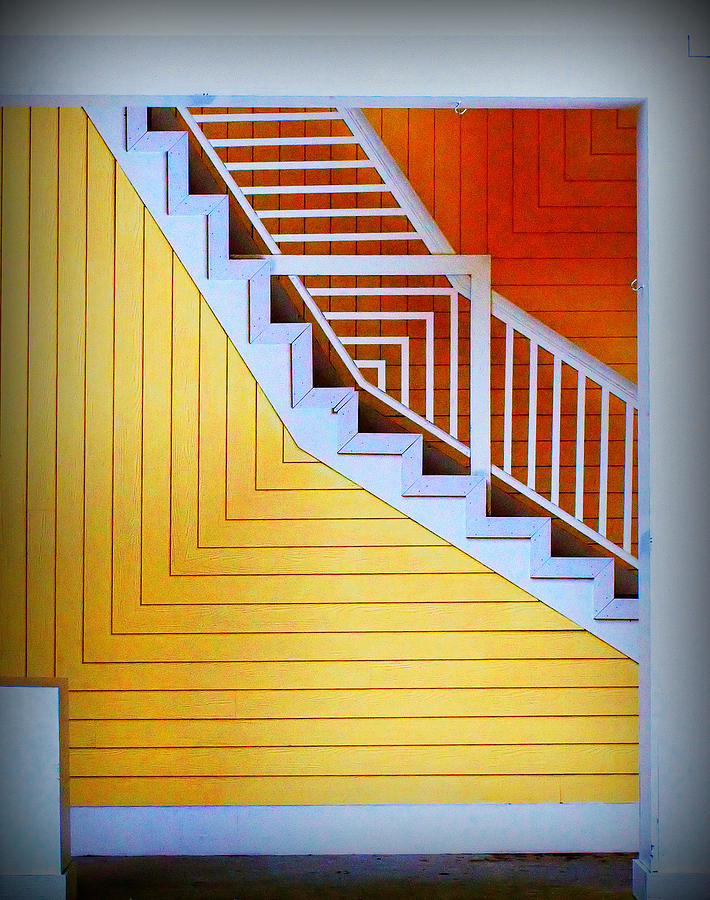 Distorted Stairs #2 Photograph by Farol Tomson