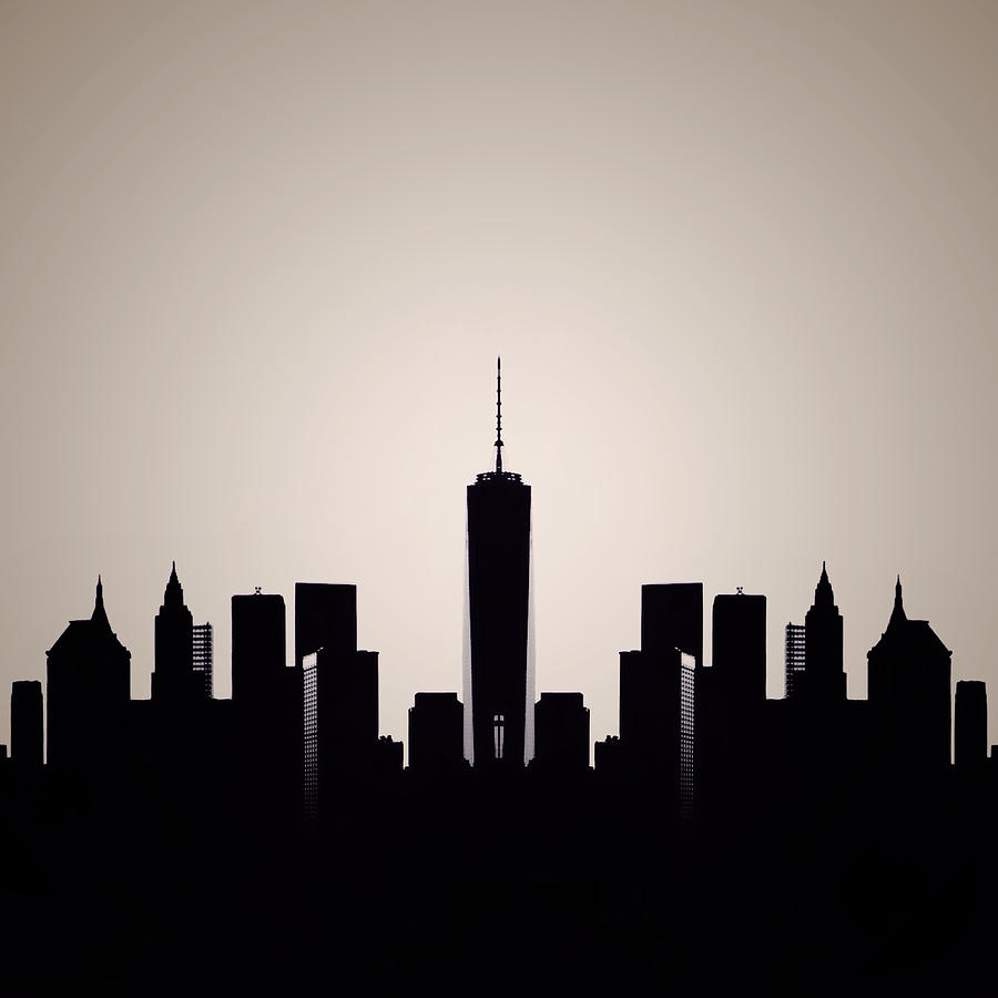 New York City Skyline Photograph - Downtown Deco #3 by Natasha Marco