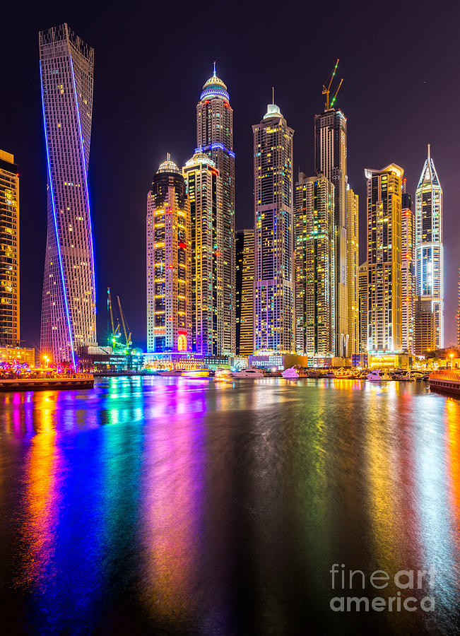 Dubai Marina - UAE #2 Photograph by Luciano Mortula