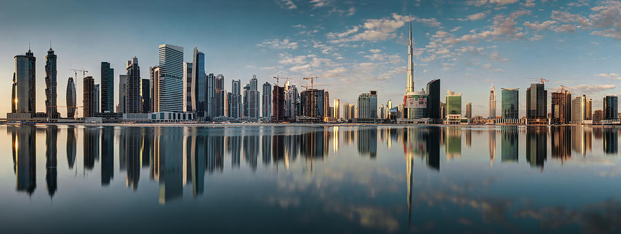 Dubai Skyline #2 Photograph by Thomas Kurmeier