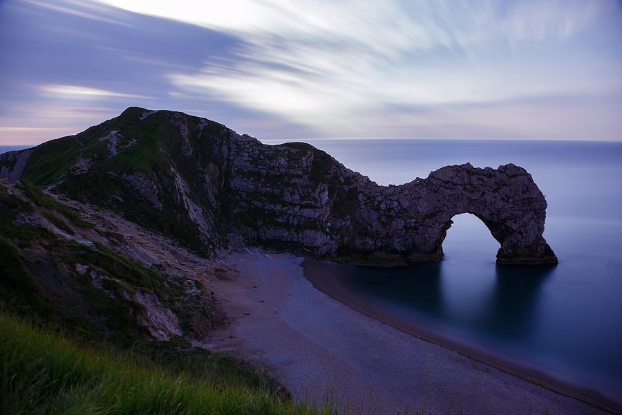 Durdle Door at Dusk #2 Photograph by Ian Middleton