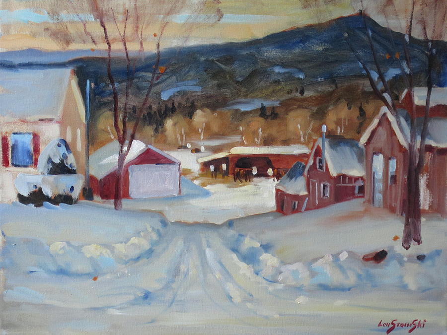 Mt Greylock Painting - Eddies #3 by Len Stomski