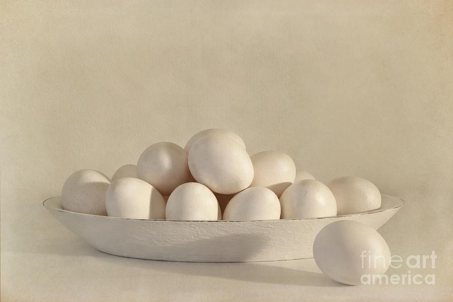 Egg Photograph - Eggs #2 by Priska Wettstein
