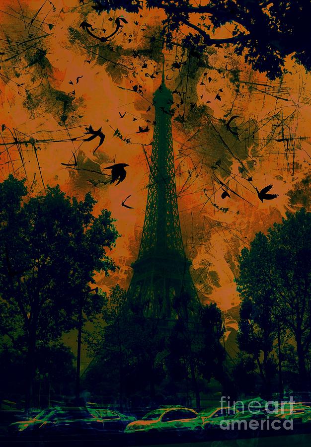 Eiffel Tower #2 Digital Art by Marina McLain